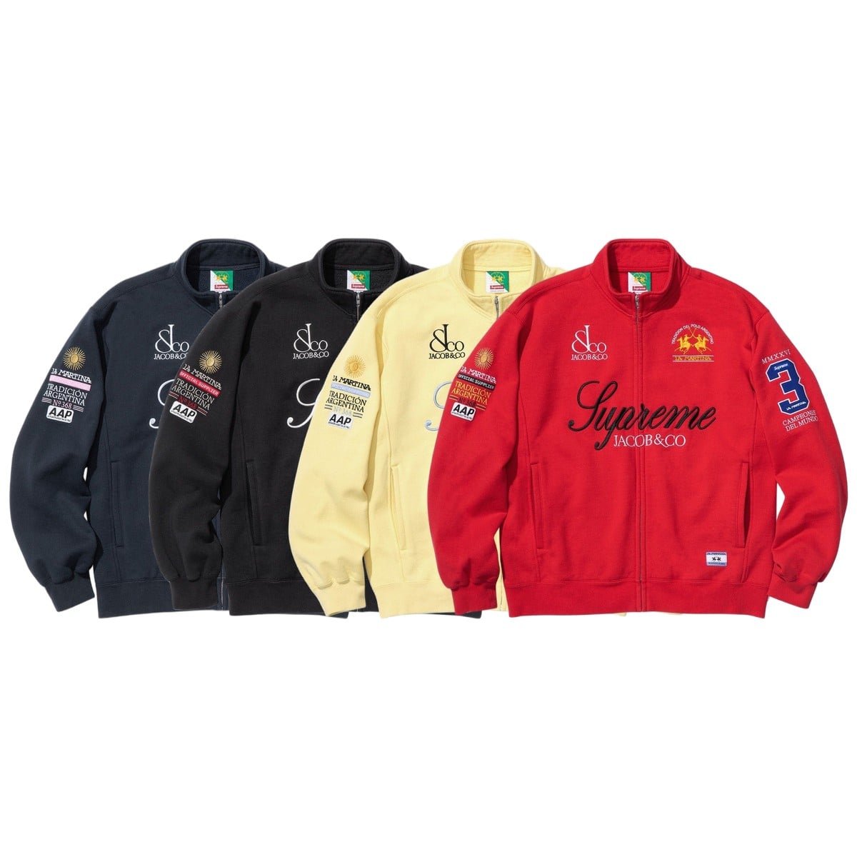 Supreme®/La Martina/Jacob & Co Zip Up Sweatshirt